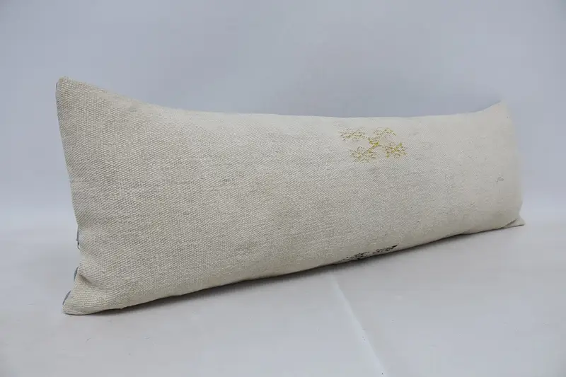12x36 White Cushion Cover, Vintage Kilim Throw Pillow, Kilim Rug Cushion, Wholesale Pillow Sham, Boho Pillow, Pillow Cover, Interior Designer Pillow - 3