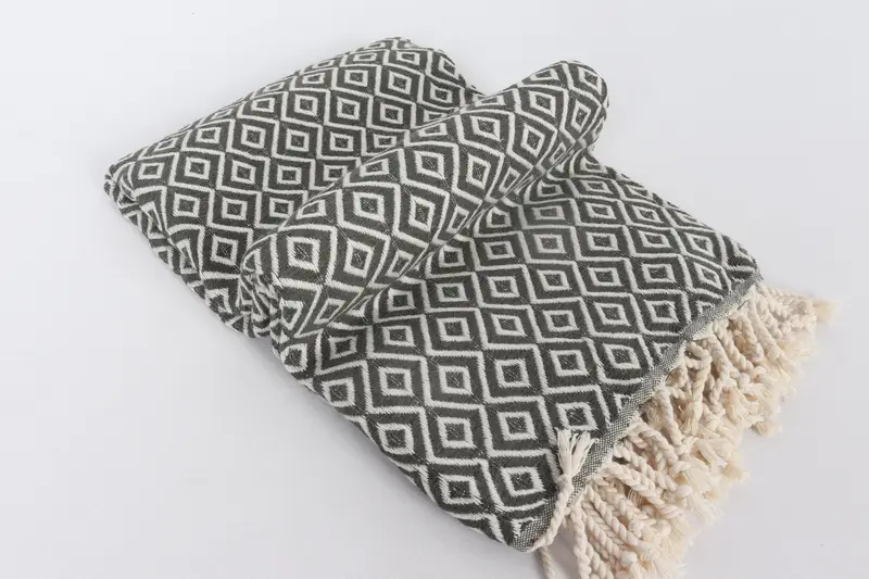 Best Beach Towel, Boyfriend Christmas Gift, 70x40 Cotton Diamond Towel, Bachelor Bachelorette Party Favors, Spa Gift Towel, Organic Turkish towel - 6