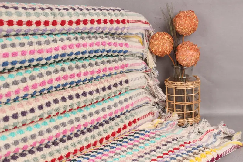 Bachelorette Party Multicolor 3 Cotton Tea Towel, 20x40 Inches