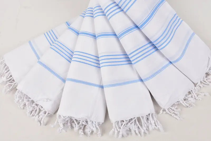 Turkish beach towel with fringe, Personalized Turkish Towel, Bridesmaid Gifts, Luxury towel, 70x40 Cotton Striped Towel, Bachelorette Favor - 4