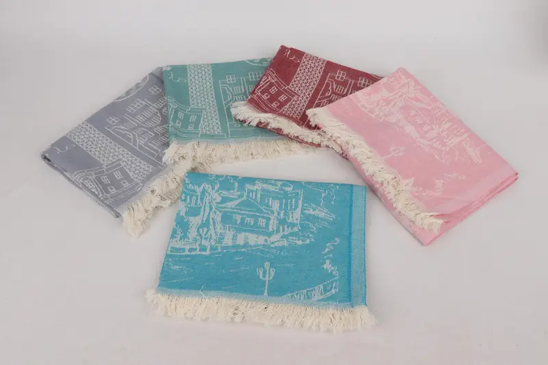 Bridesmaid Gifts, Decorative Towel, 28x20 Cotton Landscape Patterned Towel, Kitchen Towel, Personalized Hand Towel, Mother Of The Groom Gift - 2