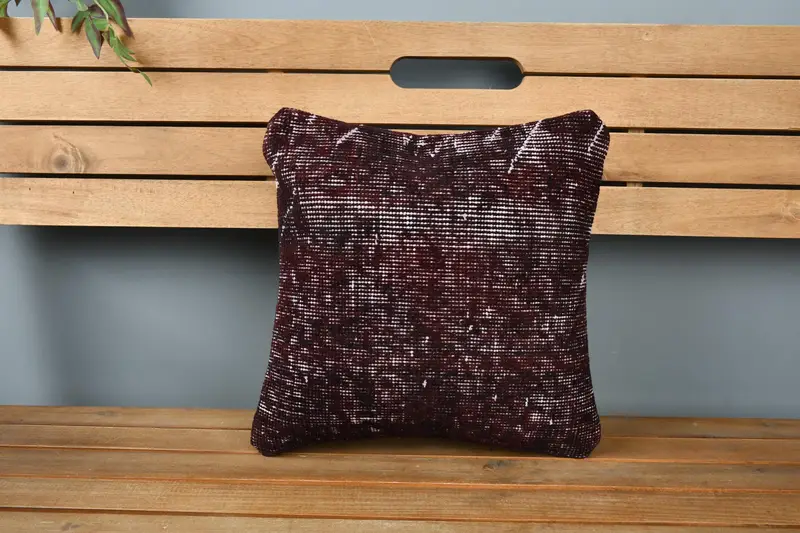 Home Decor Pillow, Turkish Pillow, Retro Throw Cushion Case, 14x14 Black Cushion Cover, Pillow Case, Outdoor Patio Cushion, Boho Pillow Sham Cover - 6