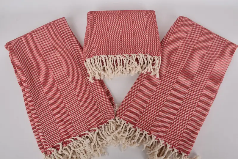 Wedding Gift For Bride, Bachelor Party Favors, Thin towel, Peshtemal Towel USA, Peshtemal Towel, 70x40 Cotton Chevron Towel, Absorbent towel - 6