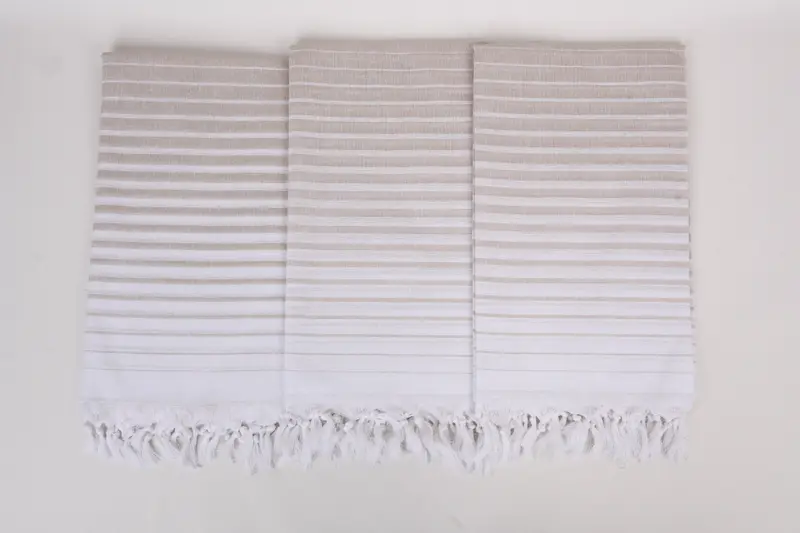 Bridal Shower Favor, Turkish Towel USA, Bachelorette Towel, 70x40 Cotton Striped Towel, Best Wedding Gift, Organic towel, Bridesmaid Gift Towel - 7