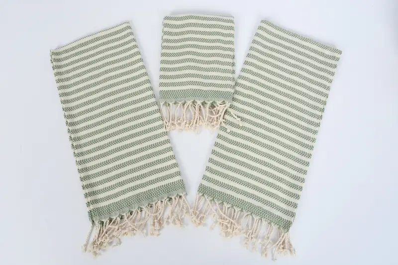 40x18 Cotton Chevron Towel, Bathroom Towels, Personalized Bridesmaid Gift, Personalized Dish Towel, Summer Gift, Personalized Kitchen Towel - 6