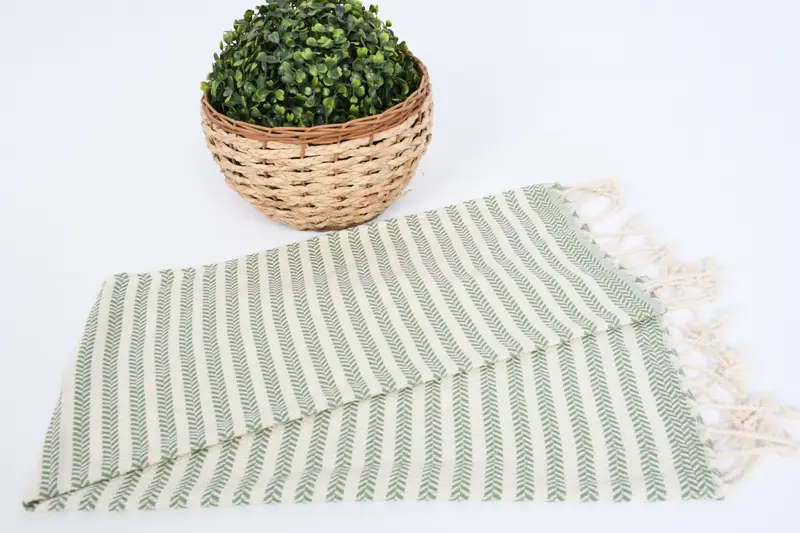 40x18 Cotton Chevron Towel, Bathroom Towels, Personalized Bridesmaid Gift, Personalized Dish Towel, Summer Gift, Personalized Kitchen Towel - 4