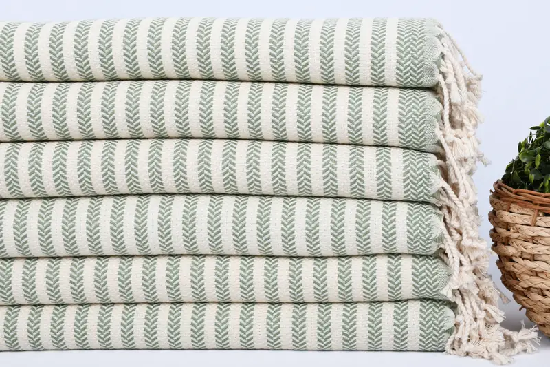 40x18 Cotton Chevron Towel, Bathroom Towels, Personalized Bridesmaid Gift, Personalized Dish Towel, Summer Gift, Personalized Kitchen Towel - 2