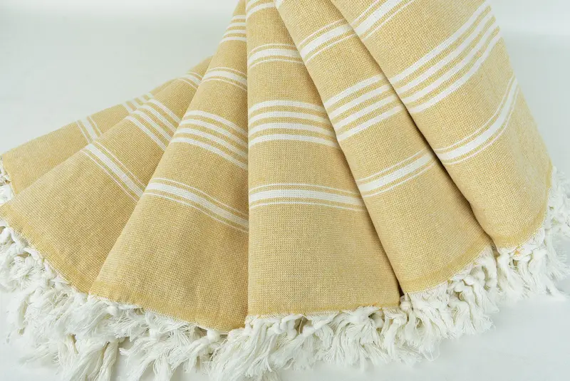 Lightweight Turkish towel, Thin towel, Pool Towels, 70x40 Cotton Striped Towel, Bachelor Party Favors, Handmade Gift, Custom Wedding Towel - 4