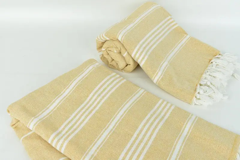 Lightweight Turkish towel, Thin towel, Pool Towels, 70x40 Cotton Striped Towel, Bachelor Party Favors, Handmade Gift, Custom Wedding Towel - 7