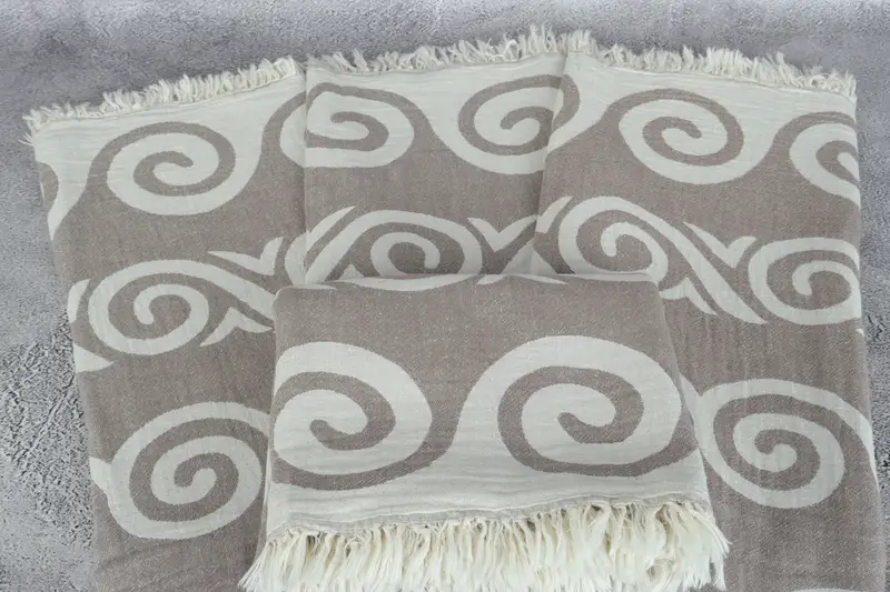 70x36 Cotton Patterned Towel, Best Beach Towel, Beach Towel Bulk, Bridesmaid Gifts, Mother Of The Groom Gift, Custom Turkish Towel, Spa Gift Towel - 5