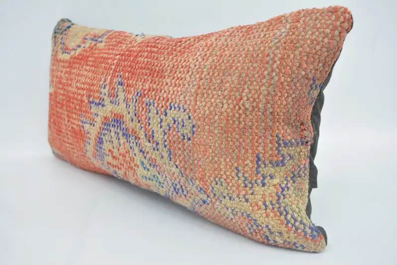 Bolster Cushion Case, Car Cushion Cover, Cushion, Gift Pillow, Interior Designer Pillow, Turkish Pillow, 12x24 Red Cushion Case - 4