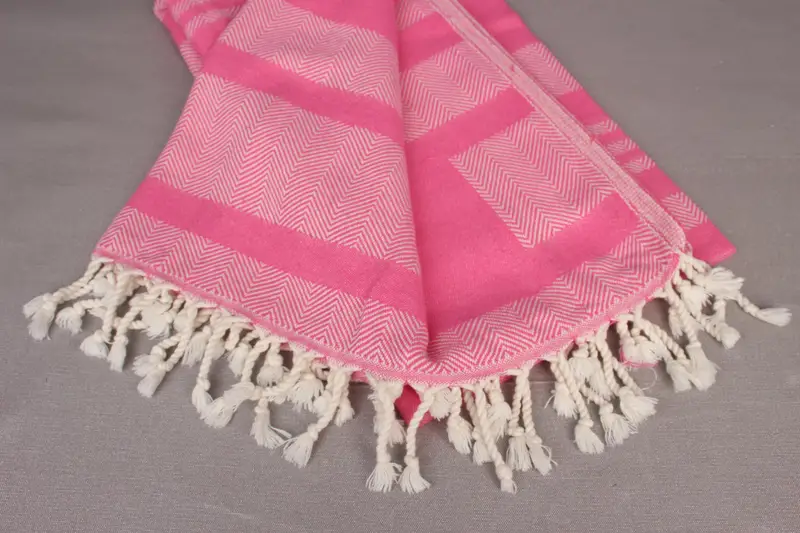 68x38 Cotton Chevron Towel, Bridal Shower Gift, Sand-resistant towel, Cotton towel, Personalized Turkish bath towel for home decor, Home Decor Towel - 8