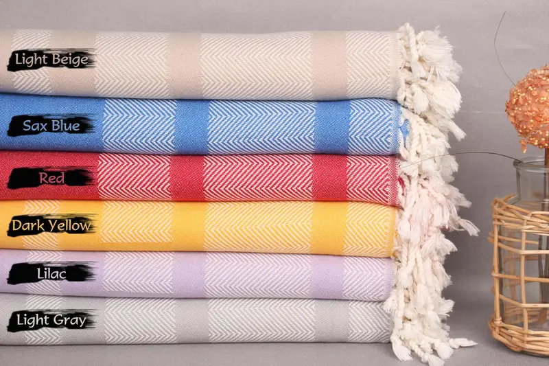 68x38 Cotton Chevron Towel, Bridal Shower Gift, Sand-resistant towel, Cotton towel, Personalized Turkish bath towel for home decor, Home Decor Towel - 1