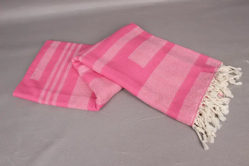 68x38 Cotton Chevron Towel, Bridal Shower Gift, Sand-resistant towel, Cotton towel, Personalized Turkish bath towel for home decor, Home Decor Towel - 5