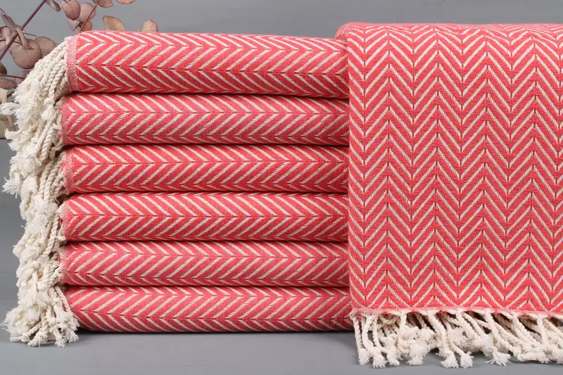 Turkish Bath Towel Organic Cotton Beige, 40x71 Inches