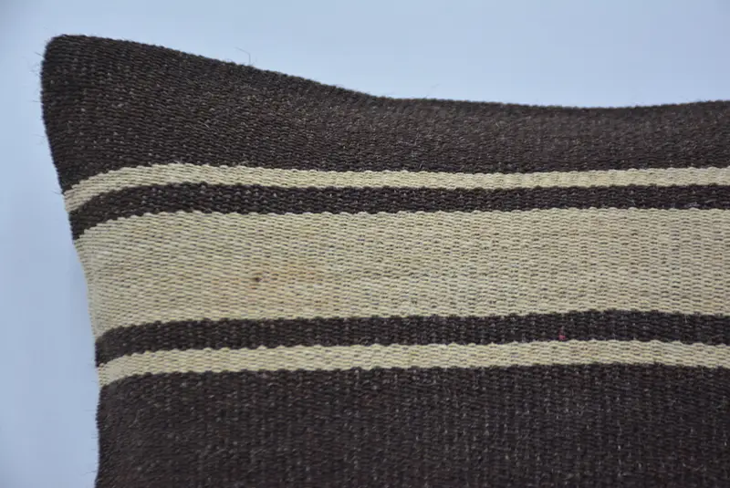 14x14 Brown Cushion, Home Decor Pillow, Kilim Pillow, Outdoor Cushion Case, Turkish Kilim Pillow, Pillow, Aztec Pillow Sham, One Of A Kind Pillow - 2