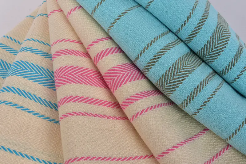 70x40 Cotton Striped Towel, Gift For Best Friend, Peshtemal Towel, Turkish Towel Beach, Embroidered Towel, Beach Bachelorette Party Decorations - 5