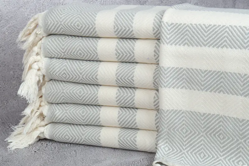 Turkish Tea Towel, 32x20 Cotton Diamond Towel, Turkish Towel, Spa Towel, Personalized Dish Towel, Handmade Gift, Gym Towel, Turkish Towel Hand Towel - 1