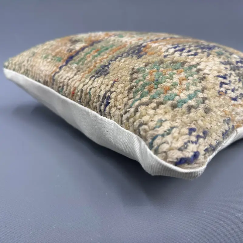 12x12 Green Cushion Case, Kilim Cushion Sham, Interior Designer Pillow, Pillow Cover, Pillow for Sofa, Accent Throw Pillow Cover - 6