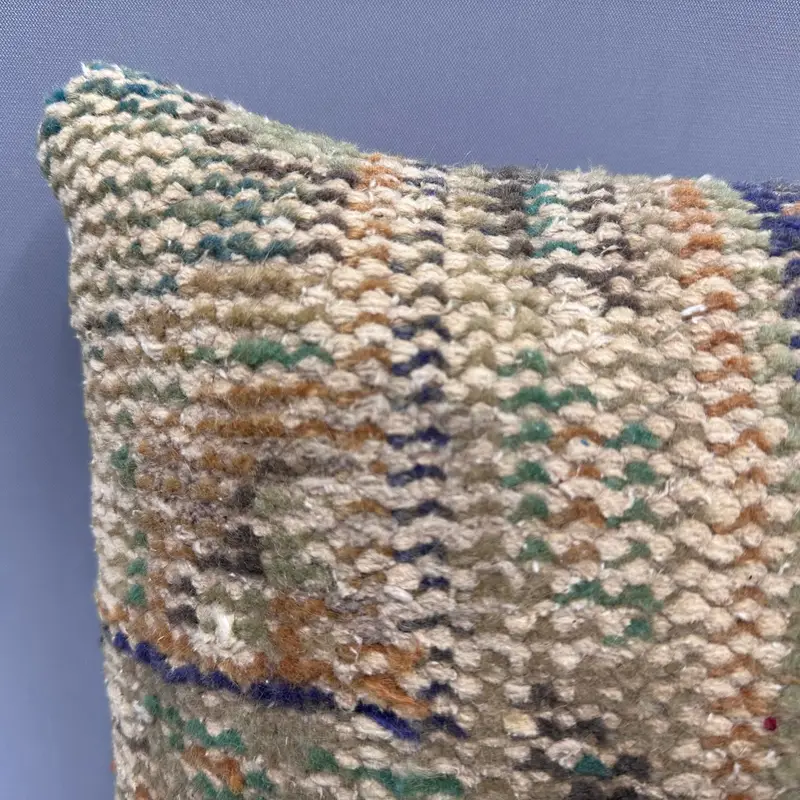 12x12 Green Cushion Case, Kilim Cushion Sham, Interior Designer Pillow, Pillow Cover, Pillow for Sofa, Accent Throw Pillow Cover - 5