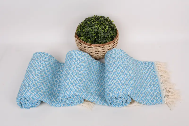 Turkish Towel USA, Wedding Gift Ideas, Handwoven Turkish bath towel, Bachelorette Gifts, 70x40 Cotton Diamond Towel, Pool Towels, Bachelor Gifts - 8