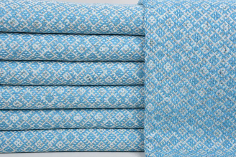 Turkish Towel USA, Wedding Gift Ideas, Handwoven Turkish bath towel, Bachelorette Gifts, 70x40 Cotton Diamond Towel, Pool Towels, Bachelor Gifts - 1