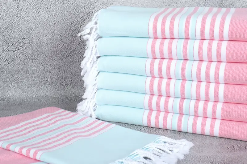 Turkish bath towel, Oversized lightweight Turkish bath towel USA, Family Gift, Custom Gift, Spa Towel, Gift For Him, 68x40 Cotton Striped Towel - 2