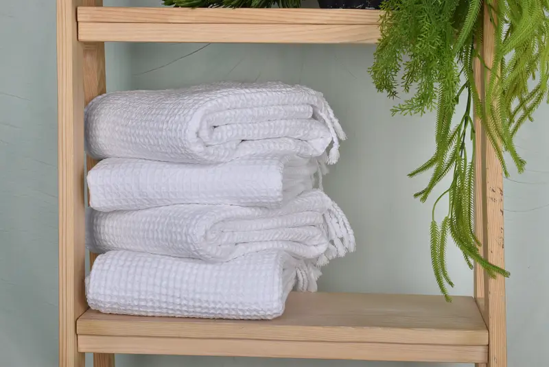 Personalized Turkish Towel, Handmade Turkish Towel, Quick-Dry Beach Towel, 68x36 Cotton Waffle Towel, Merry Christmas Gifts, Embroidered Towel - 7