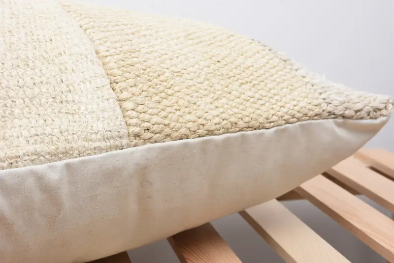 16x36 White Pillow Sham, Pillow Case, Antique Pillows, Ethnical Kilim Rug Pillow, Handmade Kilim Cushion, Designer Throw Pillow - 7