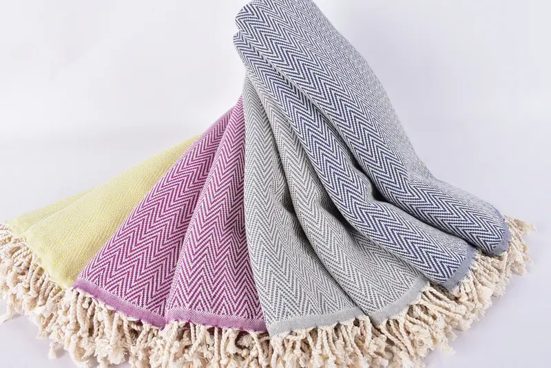 70x40 Cotton Striped Towel, Best Beach Towel, Custom Wedding Towel, Boyfriend Christmas Gift, Large Turkish Towel, Monogram Turkish Towel - 4
