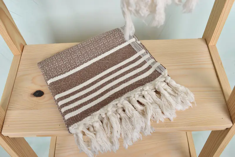 Custom Hand Towel, Bachelor Party Favors, Personalized Kitchen Towel, Best Wedding Gift, 32x16 Cotton Diamond Towel, Small Bath Towels, Travel Towel - 5