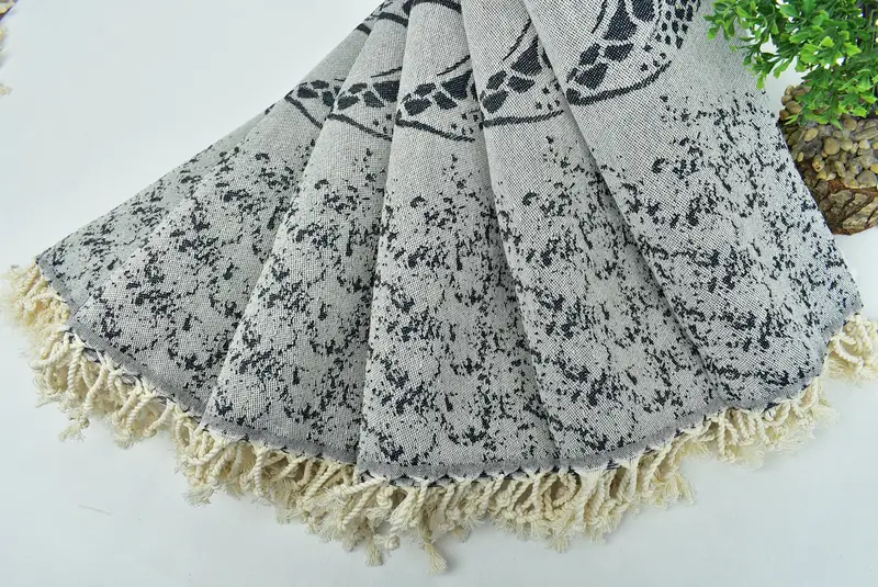 Kişiselleştirilmiş Hediye, Mutfak Havlusu, Özel İsim Havlu, Monogram El Havlusu, Kişiselleştirilmiş Hediye, 36x18 Pamuklu Carretta Desenli Havlu - 5