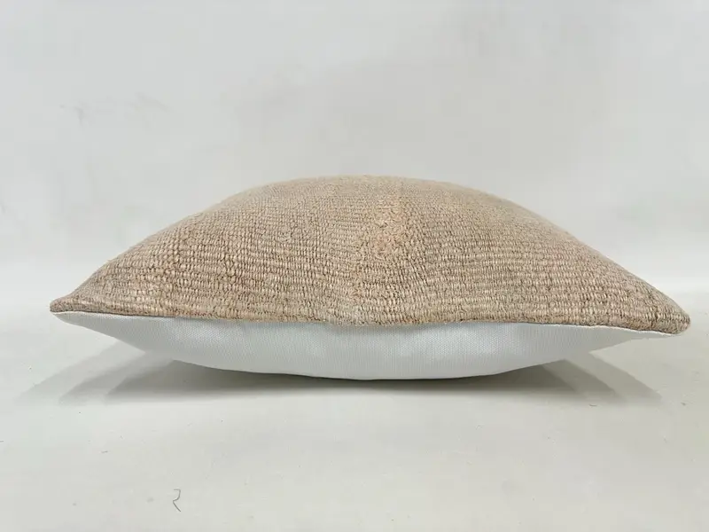 Luxury Pillow Cover, Home Decor Pillow, Comfy Throw Cushion Case, 16x16 Beige Cushion, Pillow Cover, Pillow for Couch, Throw Kilim Pillow - 5