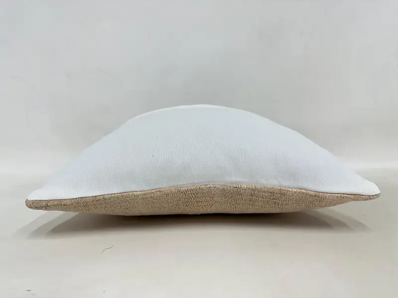 Luxury Pillow Cover, Home Decor Pillow, Comfy Throw Cushion Case, 16x16 Beige Cushion, Pillow Cover, Pillow for Couch, Throw Kilim Pillow - 7