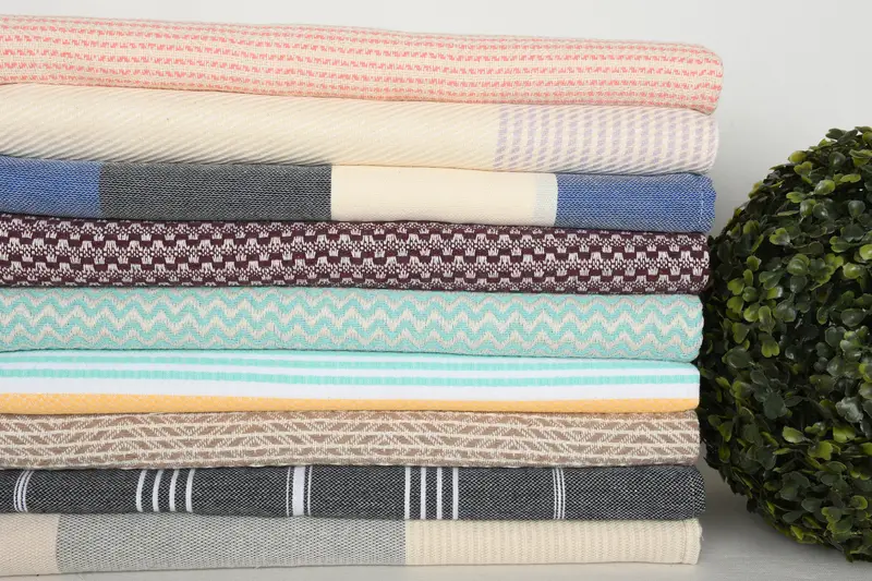 Beach Theme Wedding Gift, Gift For Him, 36x18 Cotton Set of 10 Towel, Turkish Tea Towel, Turkish Hand Towel, Monogram Kitchen Towel, Bachelor Gift - 1