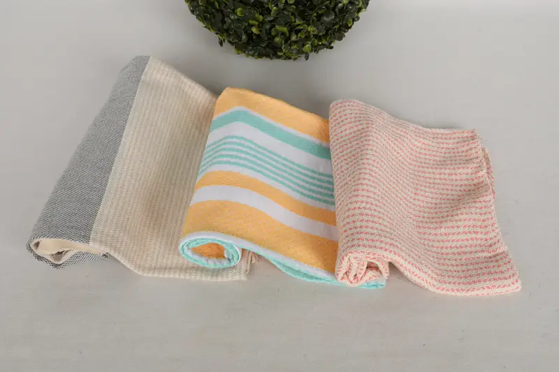 Beach Theme Wedding Gift, Gift For Him, 36x18 Cotton Set of 10 Towel, Turkish Tea Towel, Turkish Hand Towel, Monogram Kitchen Towel, Bachelor Gift - 7