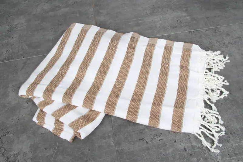 Bachelor Gifts, Organic Turkish towel, Best Friend Gift Ideas, Monogram Beach Towel, 70x36 Cotton Striped Towel, Turkish Towel Beach Towel - 5