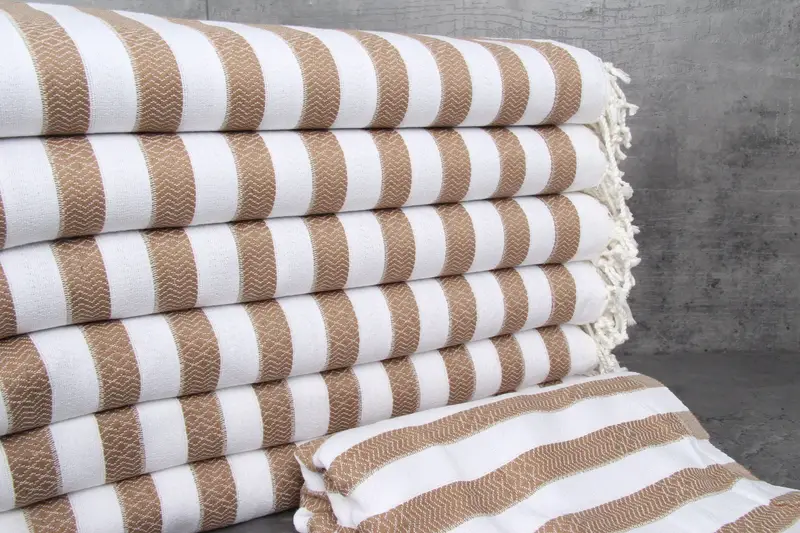 Bachelor Gifts, Organic Turkish towel, Best Friend Gift Ideas, Monogram Beach Towel, 70x36 Cotton Striped Towel, Turkish Towel Beach Towel - 2