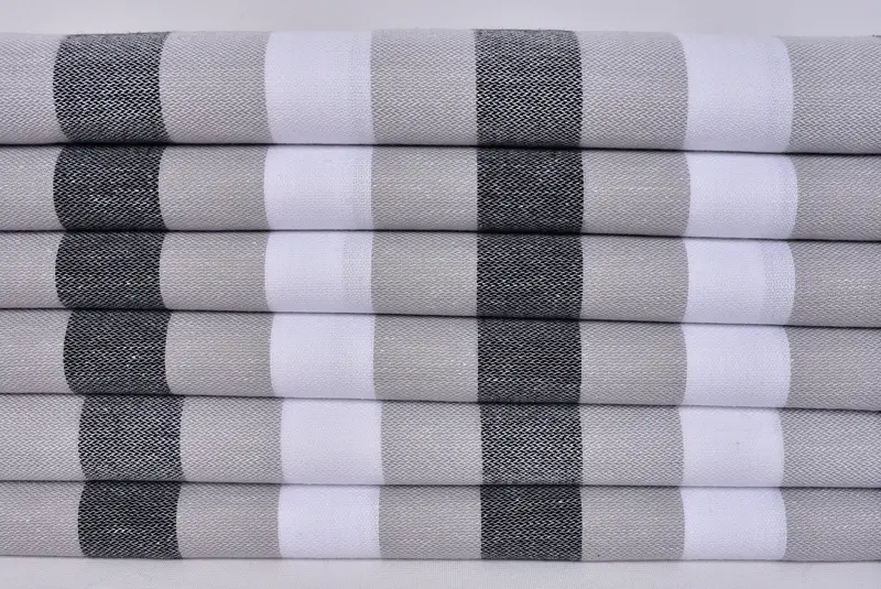 70x40 Cotton Striped Towel, Custom Name Towel, Handmade Gift, Housewarming Gift, Peshtemal Towel USA, Spa Gift, Bachelor Gifts, Sand-resistant towel - 2