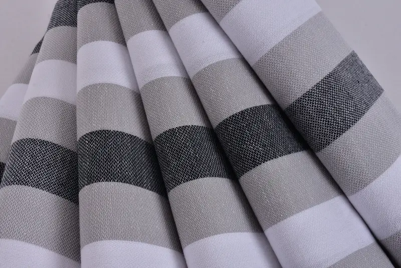 70x40 Cotton Striped Towel, Custom Name Towel, Handmade Gift, Housewarming Gift, Peshtemal Towel USA, Spa Gift, Bachelor Gifts, Sand-resistant towel - 5