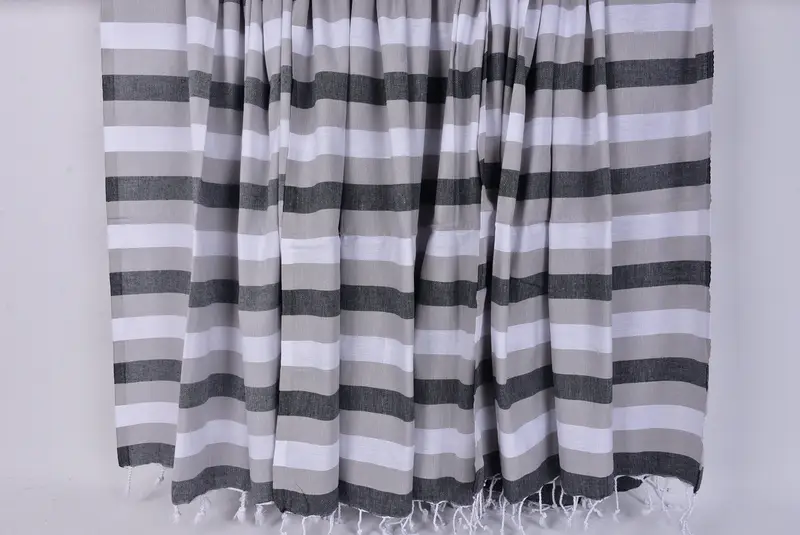 70x40 Cotton Striped Towel, Custom Name Towel, Handmade Gift, Housewarming Gift, Peshtemal Towel USA, Spa Gift, Bachelor Gifts, Sand-resistant towel - 8