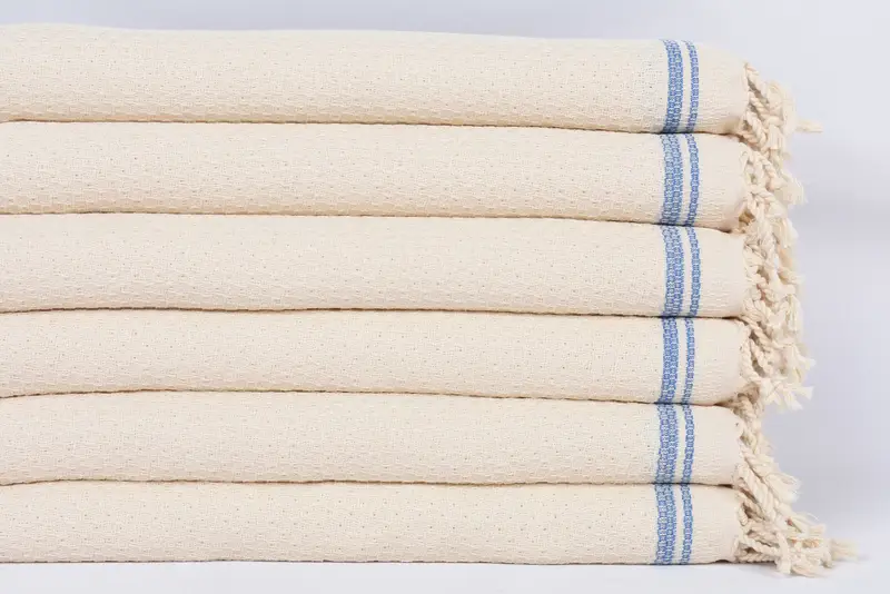 38x18 Cotton Striped Towel, Monogrammed Turkish Towel, Bathroom Towels, Embroidery Towel, Custom Hand Towel, Wedding Gift, House Warming Gift - 3