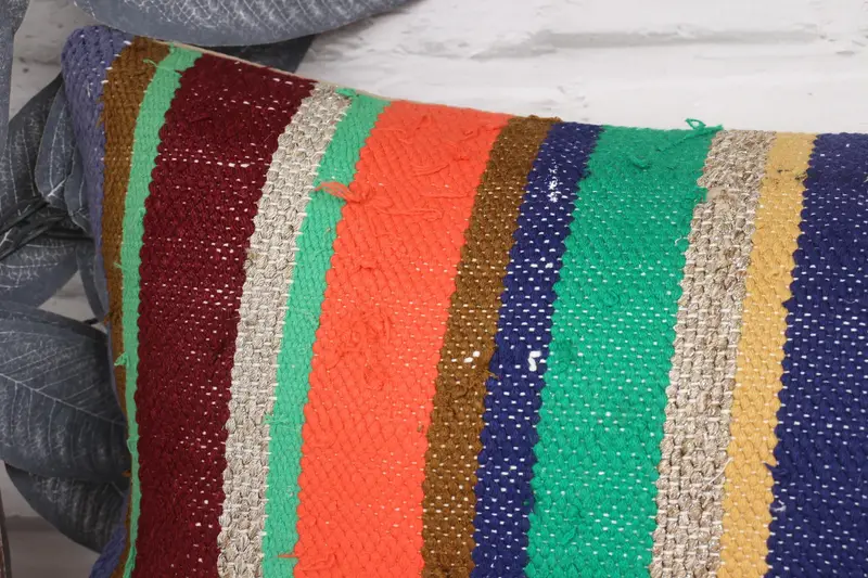 Boho Pillow, Cushion, Vintage Pillow, Boho Pillow Sham Cover, Ethnic Throw Cushion, Armchair Cushion Cover, 12x36 Green Pillow Case - 2