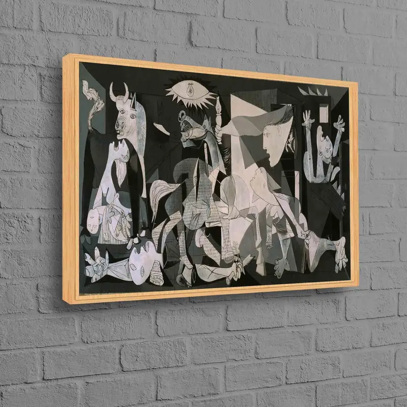 Guernica Kanvas Tablo: Picasso'nun Canlı Detaylarla Başyapıtı