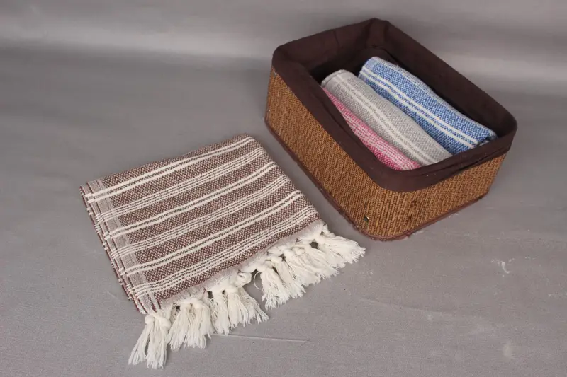 Regalo de boda de tema de la playa, toalla de mano monograma, toalla de mano monograma, toalla de toalla turca, boda por favor, toalla plana de algodón de 32x18 - 7