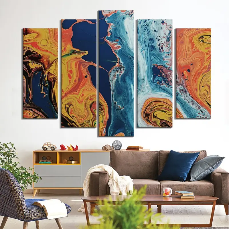 Abstract Canvas Decor, Illusion Wall Art Canvas, Marble Canvas Print, Abstract Wall Decor, Abstract Illusion Canvas, Illusion Wall Art - 5