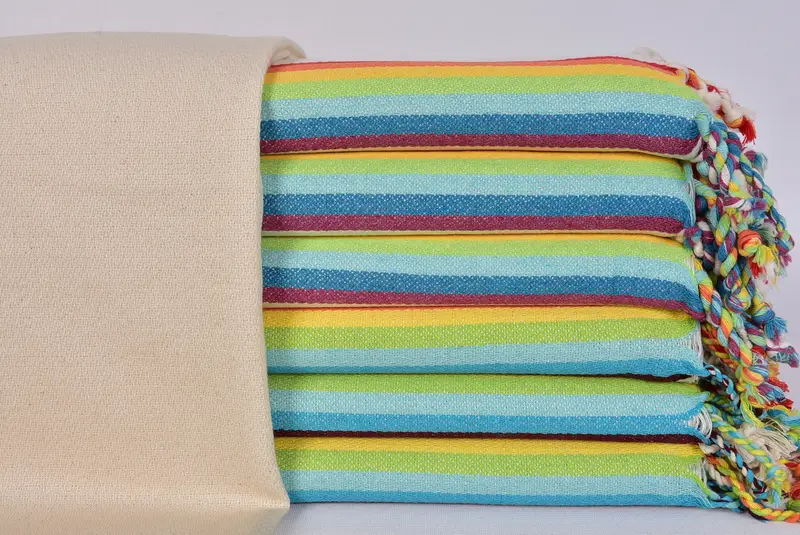 Wedding Hand Made Gift, 70x40 Cotton Striped Towel, Employee Gifts, Personalized Gift, Holiday Towel, Turkish Towel USA, Personalized Wedding Gift - 1