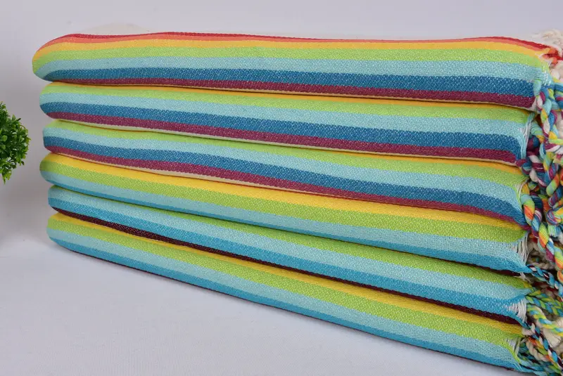 Wedding Hand Made Gift, 70x40 Cotton Striped Towel, Employee Gifts, Personalized Gift, Holiday Towel, Turkish Towel USA, Personalized Wedding Gift - 3