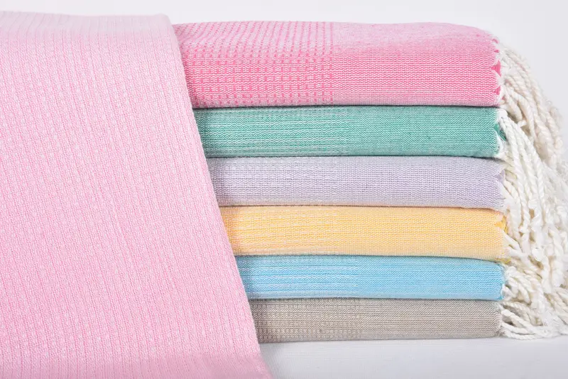 Bachelor Bachelorette Personalized Geometric Fuchsia Towel, Organic Cotton, 70x38 Inches