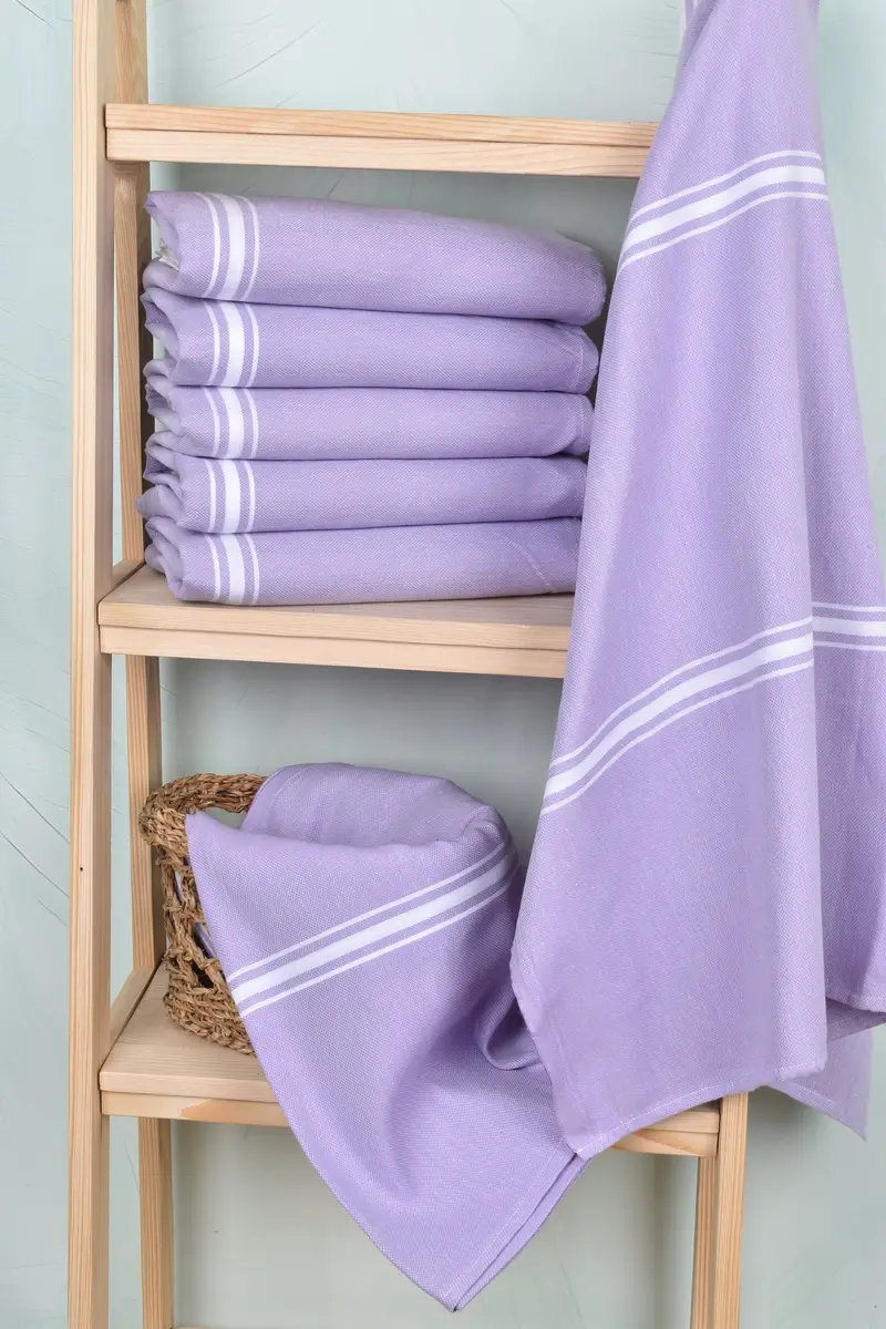 Bachelorette Gifts, 70x40 Cotton Striped Fringeless Towel, Summer Gift, Florida Bachelorette Party Favors, Turkish towel, Gift For Boyfriend - 3